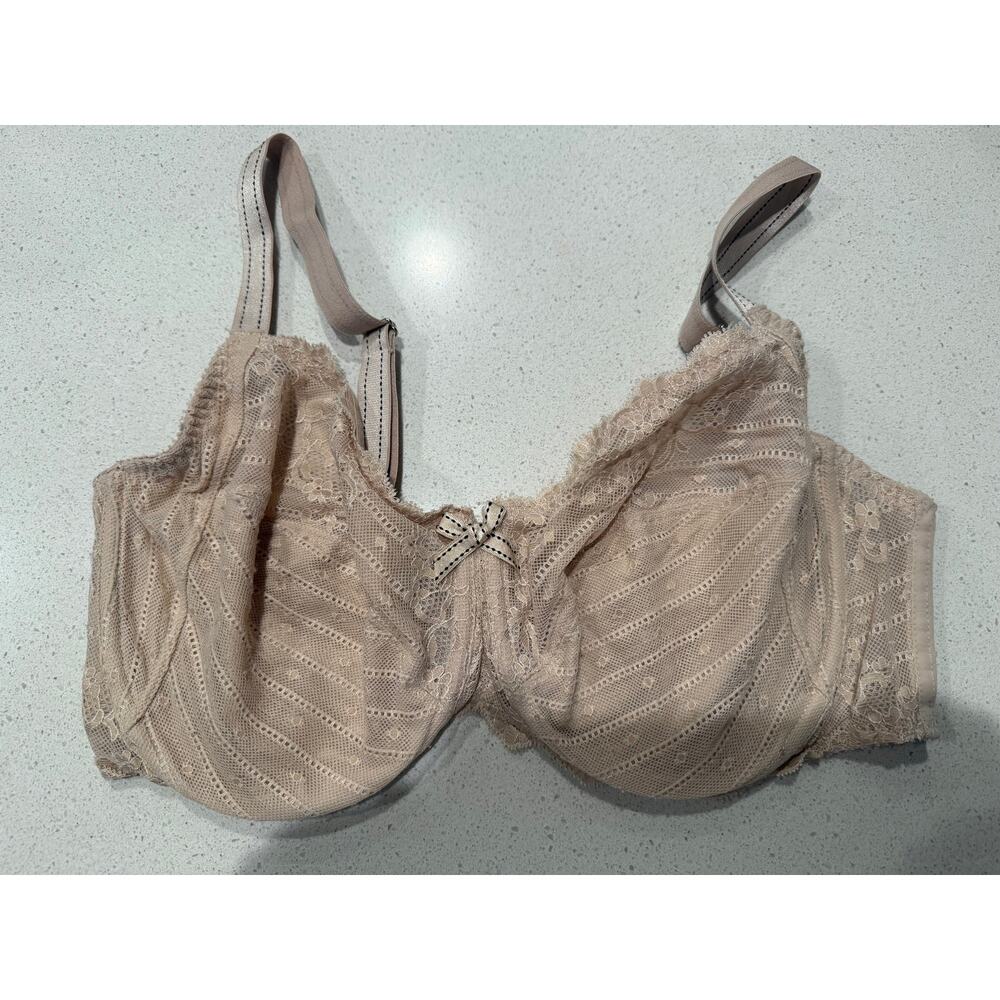 Chantelle Rive Gauche‎ FC Underwire Bra in Nude Lace 36DD